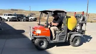 Kubota RTV900 Utility Vehicle with sprayer