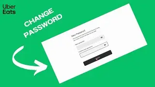 how to change uber eats password