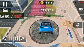 Jumping Car Race In Building Smash car Hit game # 3 #