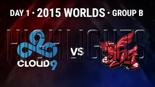 Cloud 9 vs AHQ e Sports Club HIGHLIGHTS | S5 Worlds 2015 Group Stage Day 1 Game 2 | C9 vs AHQ D1G2
