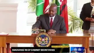 Mutahi Kagwe sworn in as CS Agriculture