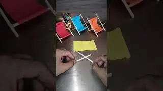 DIY  Chairs for beach chairs in 4 beautiful colors #diycraft #shorts 💕🏡🏡🌺🌈☔