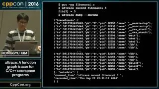 CppCon 2016: Хонгю Ким &laquo;uftrace: трассировщик графов функций для программ пользовательского пространства C/C++&raquo;