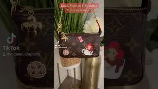 Louis Vuitton Vivienne Christmas Mini Pochette &lsquo;24 #louisvuitton #minipochette #christmasanimation