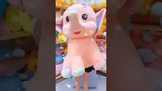 Cute baby pink elephant toys||full of cuteness