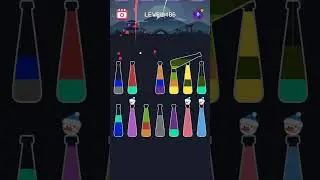 Water Puzzle Solving Level 186 | Hard Level #watersortpuzzlehardlevel #games #puzzle #waterpuzzle