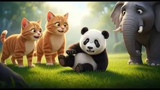 Baby Cat Sits on Elephant 🐱🐘 | A Funny & Happy Animal Story/ 60 minutes