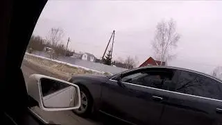 Mercedes benz W212 E350 3.5 306hp VS Audi A6 C6 3.0T 290hp