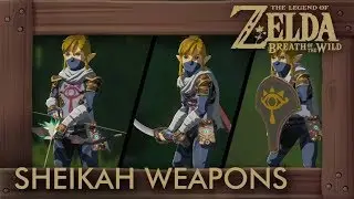 The Legend of Zelda Breath of the Wild (All Sheikah Weapons)