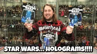 Star Wars Saga Collection Hologram Figures Unboxing & Review!