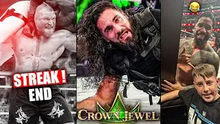 Seth Rollins LOSING ! WORLD TITLE at CROWN JEWEL? BROCK Lesnar STREAK OVER ! Roman vs Seth