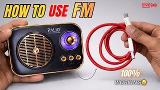  Charging Cable se FM Radio Chala Diya🤩| 100% Working