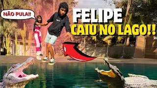 DESTRUÍMOS A MALDIÇÃO DOS LABUBUS * o Felipe quase se afogou?!!!(Felipe e Duda)
