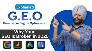 Объяснение генеративной оптимизации (GEO): почему ваше SEO не работает в 2025 году