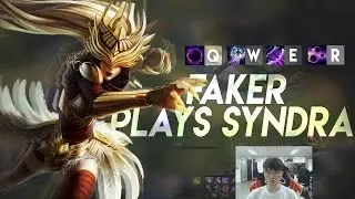 FAKER PLAYS SYNDRA | AMAZING Flash Kill | HUNI DISRESPECTS FAKER