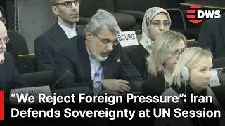 FULL ADDRESS: Iranian Envoy Denounces UN Special Session, Blames Terrorism for Recent Protests |AC1E