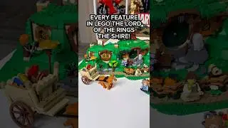 Every Feature in LEGO ICONS The Lord of The Rings The Shire! #lego #rlfm #afol #10354 #reviews