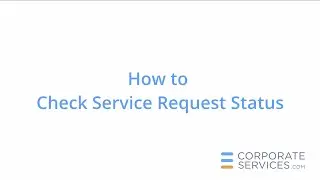 How to Check Service Request Status