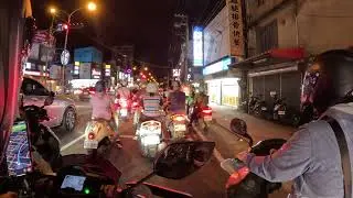 Scooter Driving in Hsinchu, Taiwan 🇹🇼. Night riding . Episode -2 . #scooter #motorcycle #taiwan