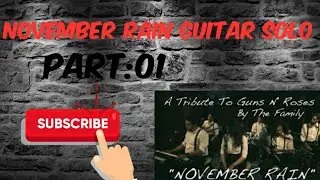 Guns N' Roses -November rain guitar solo (part 01)