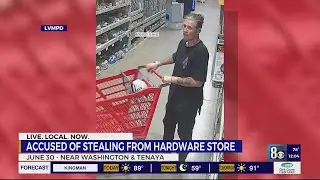Las Vegas police looking for retail theft suspect accused of stealing from hardware store