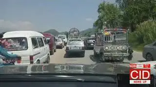CID . Tourist rush traffic jam in Mansehra