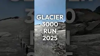 Glacier 3000 Run 2025 #swissalps #gstaad #trailrunning #mountains #scexrouge #glacier3000