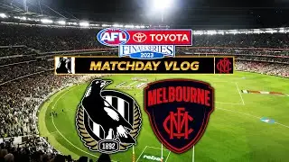 INTO A PRELIM! | COLLINGWOOD VS MELBOURNE | AFL FINALS VLOG 2023