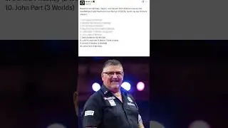 We asked Grok to rank the top 10 greatest dart players of all time!