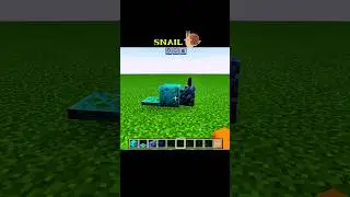 Snail🐌 in Minecraft #minecraft #new #trending #tricks #minecraftgamers #minecraftcommunity