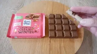 Ritter Sport Crunchy Creamy Winter 🍫 Wie schmeckt die neue Sorte ? 🎅🏼