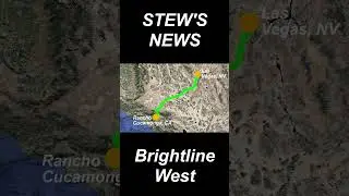 Brightline West Delayed And Cost Increased #highspeedrail #highspeedtrain #brightline #california