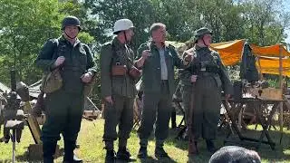 Uniforms demonstration D-Day Ohio 2023