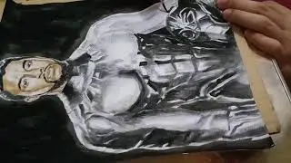 Black Panther Mix Media Fan Art Tribute