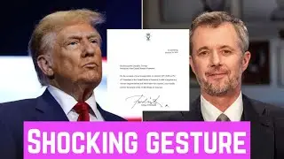King Frederik's DIPLOMATIC GESTURE, CONGRATULATING Trump
