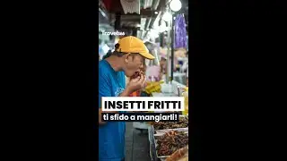 Insetti fritti a Bangkok!