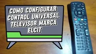 Code for ELCIT TV. Universal remote control.