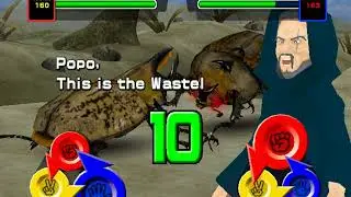 Mushiking tityus white beetle gameplay