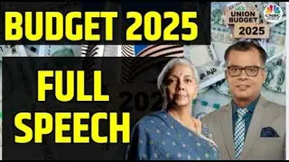 Union Budget Decoded | Nirmala Sitharaman Full Speech | Budget 2025 Stock Market Impact | CNBC Awaaz