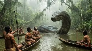 Korowai Tribe vs. the Titanoboa Serpent: The Hunt Beneath the River of Fear