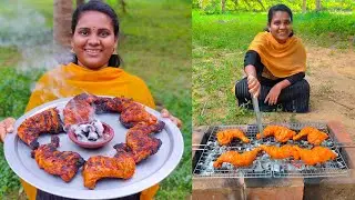 Charcoal Smoky Chicken Tandoori | ஸ்மோக்கி சிக்கன் தந்தூரி
