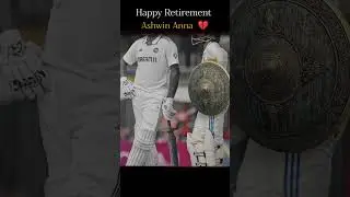 Happy Retirement Ash💔☠️🥹#indianbatsman #testplayer #ashwin #retirement #sadstatus