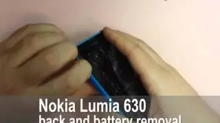 Nokia Lumia 630 Repair - Back and Battery Removal