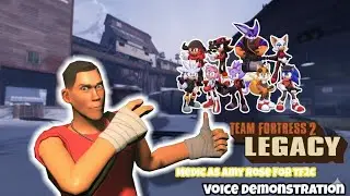 Custom Voice Demonstration: Medic As Amy Rose (For TF2C & TF2L OR TF2RC)