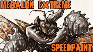Megalon Extreme Fan Commission Speedpaint