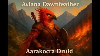 Aviana Dawnfeather - Aarakocra Druid