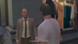 GTA 5 - Al Di Napoli (Trevor is driving through a hospital) Vinewood souvenirs