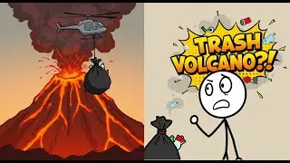 What If We Dumped ALL Trash Into a Volcano?