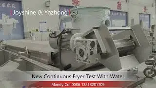 Heat exchange fryer test French fries potato chips banana chips snacks continuous frying machine