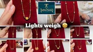 Tanishq Dailywear Gold Mangalsutra Designs with price |Tanishq Light weights Gold Mangalsutra Design